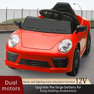 TOEMOA Remote Control Kids Ride-On Car with Swing Function for Indoor Outdoor Play