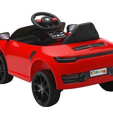 TOEMOA Remote Control Kids Ride-On Car with Swing Function for Indoor Outdoor Play