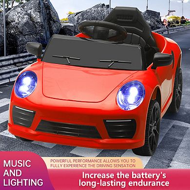 TOEMOA Remote Control Kids Ride-On Car with Swing Function for Indoor Outdoor Play