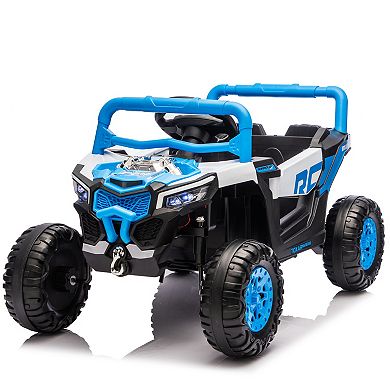 TOEMOA 12V Electric Ride On UTV with Remote Control and Swing Function for Kids