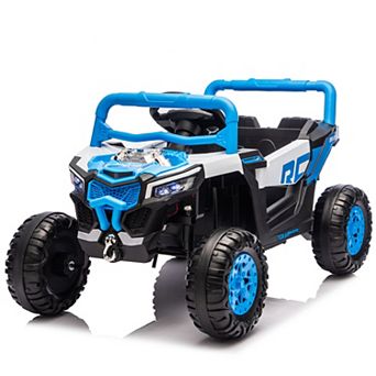 TOEMOA 12V Electric Ride On UTV with Remote Control and Swing Function for Kids