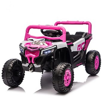 TOEMOA 12V Electric Ride On UTV with Remote Control and Swing Function for Kids