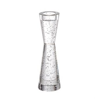 TOEMOA Elegant Glass Bubble Candle Holder for Dining Table Centerpiece