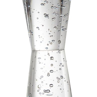 TOEMOA Elegant Glass Bubble Candle Holder for Dining Table Centerpiece