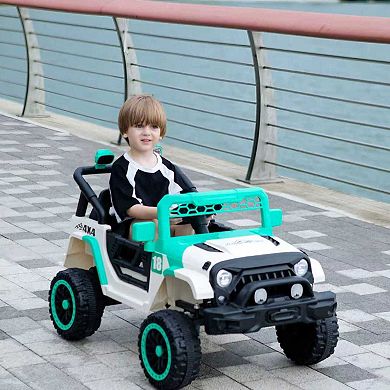 TOEMOA 12V Kids Electric Ride On Car with Remote Control for Outdoor Adventures