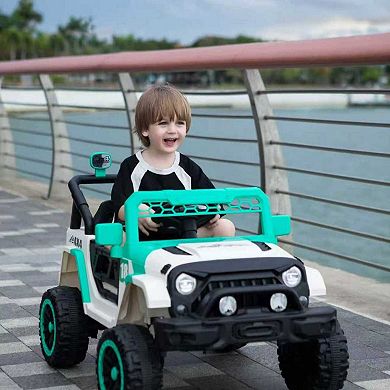 TOEMOA 12V Kids Electric Ride On Car with Remote Control for Outdoor Adventures