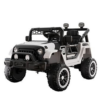 TOEMOA 12V Kids Electric Ride On Car with Remote Control for Outdoor Adventures
