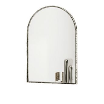 TOEMOA Modern Arched Wall Mirror for Bathroom Vanity and Living Room Decor