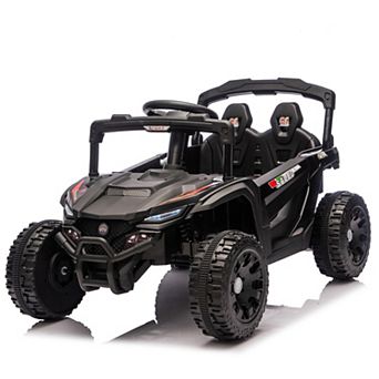 TOEMOA Remote Control Kids Ride-On UTV Vehicle with Bluetooth Music Playback