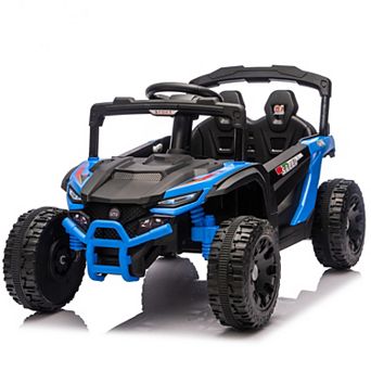 TOEMOA Remote Control Kids Ride-On UTV Vehicle with Bluetooth Music Playback