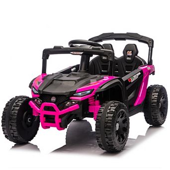 TOEMOA Remote Control Kids Ride-On UTV Vehicle with Bluetooth Music Playback