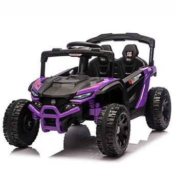 TOEMOA Remote Control Kids Ride-On UTV Vehicle with Bluetooth Music Playback