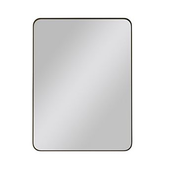 TOEMOA Large Rectangular Wall Mirror with Metal Frame for Modern Home Decor