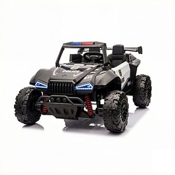 TOEMOA 24V Ride-On Car for Kids with Remote Control and Bluetooth Music