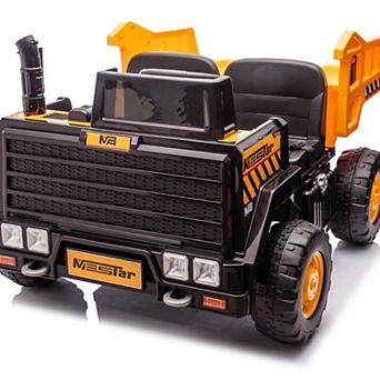 TOEMOA Remote Control Electric Ride-On Car for Kids - 2 Seater Vehicle with LED Lights