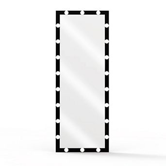TOEMOA LED Illuminated Full-Length Vanity Mirror with Adjustable Lighting