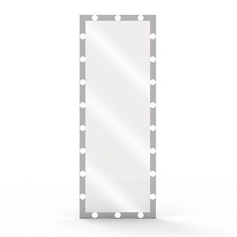 TOEMOA LED Illuminated Full-Length Vanity Mirror with Adjustable Lighting