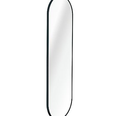 TOEMOA Modern Pill-Shaped Full Length Wall Mirror for Home Decor and Vanity
