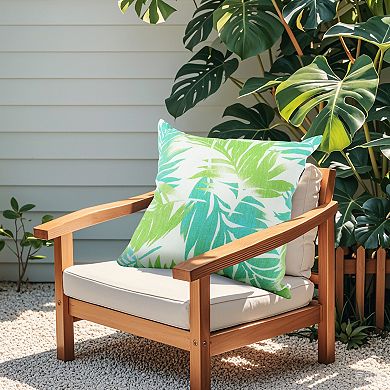 TOEMOA Set of 2 Outdoor Decorative Throw Pillows with Weather-Resistant Fabric