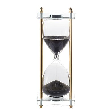 TOEMOA Decorative 30-Minute Sand Timer with Crystal Base