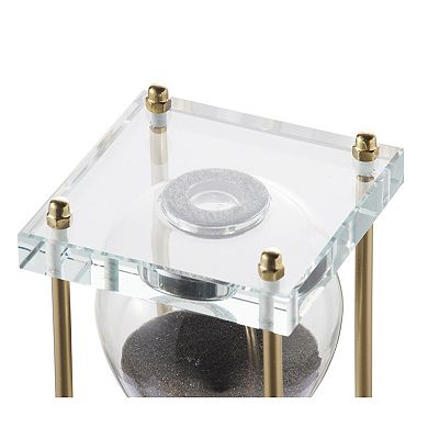 TOEMOA Decorative 30-Minute Sand Timer with Crystal Base