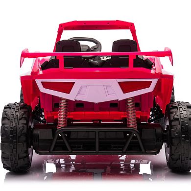 TOEMOA 2-Seater Children's Ride-On Toy Car with Remote Control