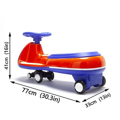 TOEMOA Kids Electric Ride On Car with Dual Motors Bluetooth Control And Educational Fun