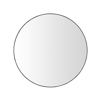 TOEMOA 36 Inch Round Wall Mirror with Ultra-Thin Metal Frame Home Decor