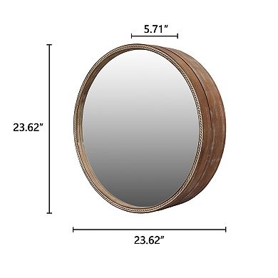TOEMOA Sliding Wall Mirror with Storage Cabinet for Bathroom and Bedroom Organization
