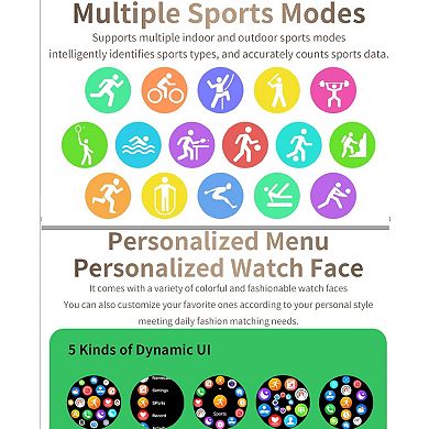 Smart Watch for Women, Answer/Make Call, 1.27'' Clear Screen Fitness Tracker with Sleep Monitor