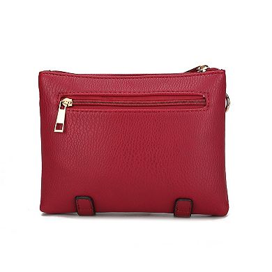 MKF Collection Elsie Multi Compartment Crossbody Bag