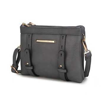 MKF Collection Elsie Multi Compartment Crossbody Bag