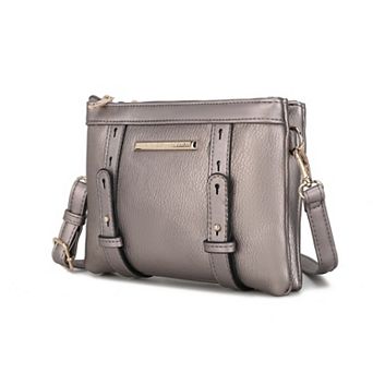 MKF Collection Elsie Multi Compartment Crossbody Bag