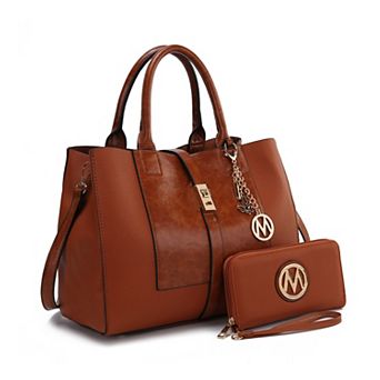 MKF Collection Yola Satchel Bag With Wallet