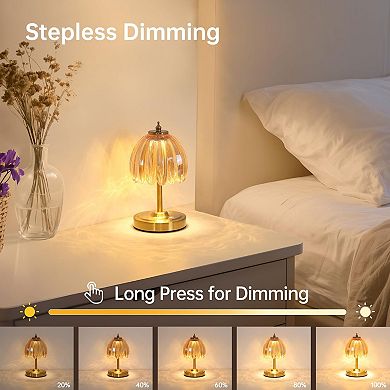 Tulip Small Cordless Touch Lamp Gifts for Mom
