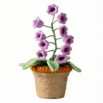 Crochet Lily Table Lamp Birthday Mother's Day Gifts