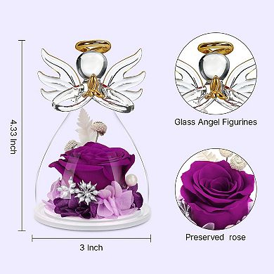 Angel Preserved Flower Mother's Day Birthday Gift