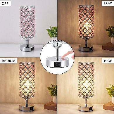 Crystal USB Touch Night Light Birthday Mother's Day Gifts