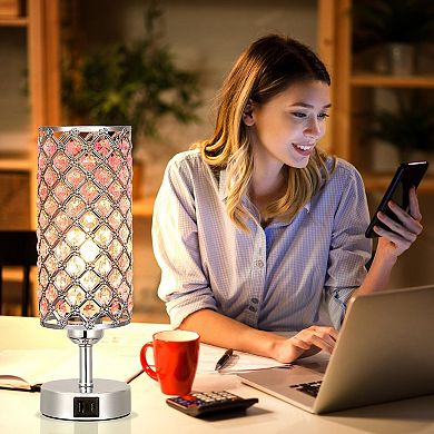 Crystal USB Touch Night Light Birthday Mother's Day Gifts