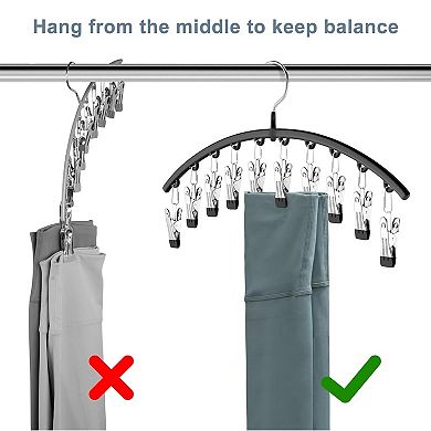 Closet Legging Organizer Yoga Pants Hangers 4pc