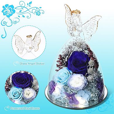 Preserved Rose Angel Anniversary Mother's Day Gift