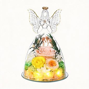Preserved Rose Angel Anniversary Mother's Day Gift