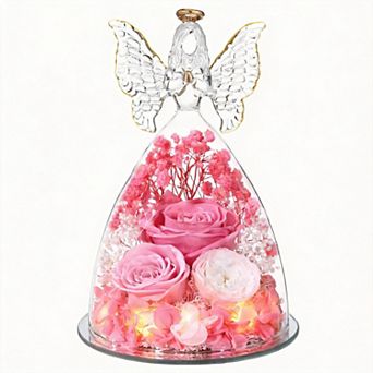 Preserved Rose Angel Anniversary Mother's Day Gift