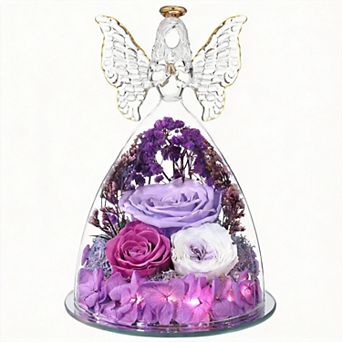 Preserved Rose Angel Anniversary Mother's Day Gift