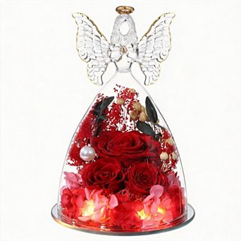 Preserved Rose Angel Anniversary Mother's Day Gift