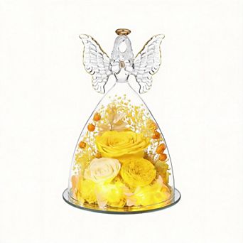 Preserved Rose Angel Anniversary Mother's Day Gift