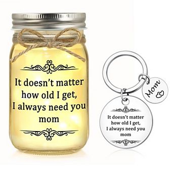 Jar keychain Set Birthday Mother's Day Gifts Ideas