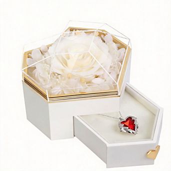 Preserved Rose Necklace Mother's Day Birthday Gift