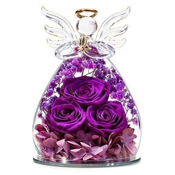 Preserved Rose Angel Birthday Mother's Day Gift