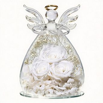 Preserved Rose Angel Birthday Mother's Day Gift